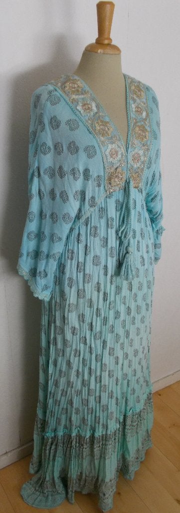 Prachtige Ibiza/bohemian maxi jurk van Siya! XL, Maat 46/48 (XL) of groter, Nieuw, Onder de knie, Verzenden