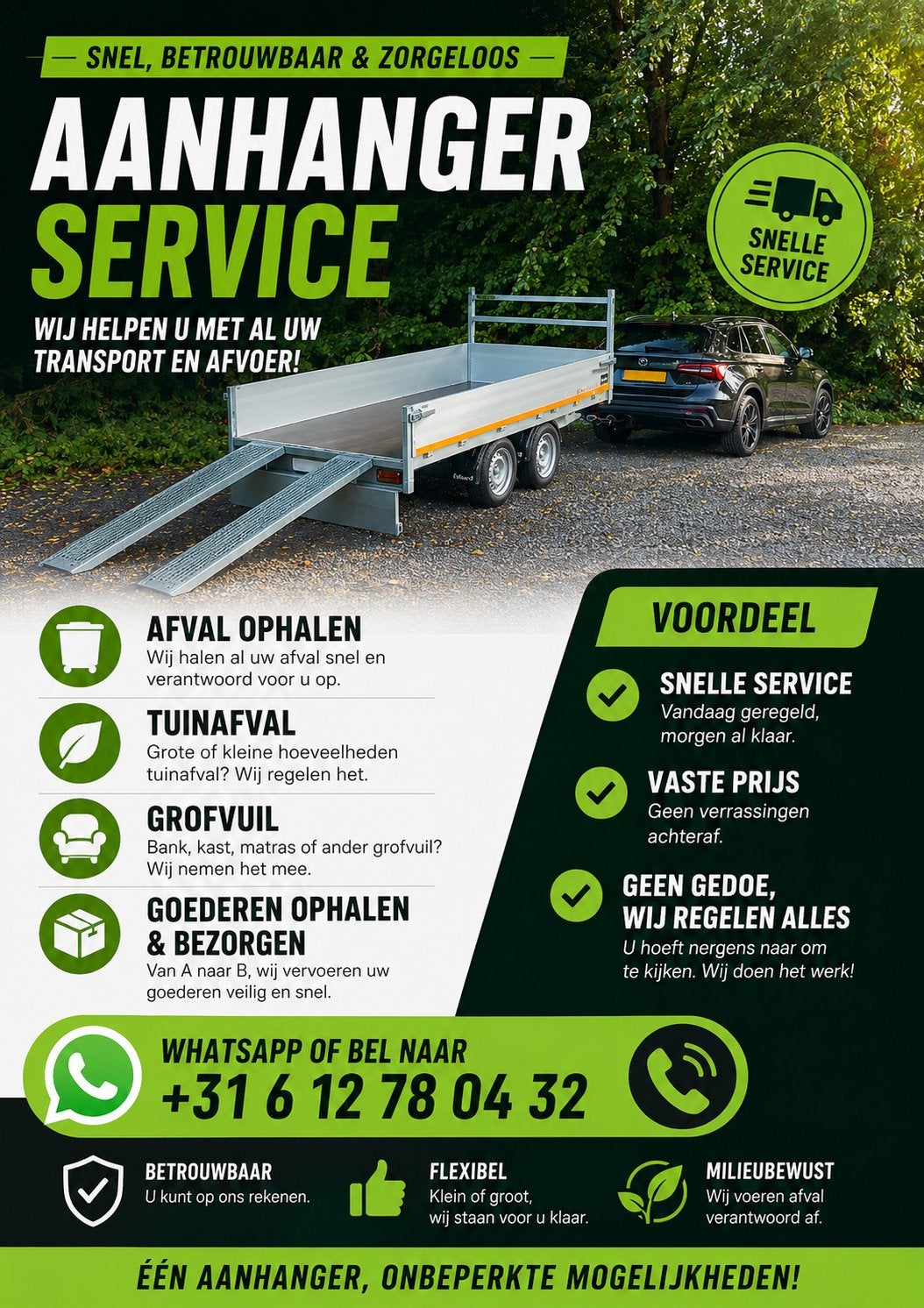 Stort rijden? Wij regelen het, Ophalen, Nieuw
