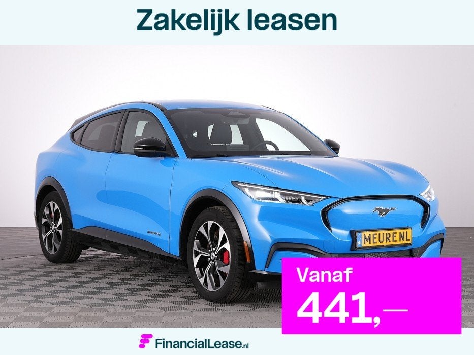Ford Mustang Mach-E AWD 75 kWh *SOH 95%* LEDER | EL.STOELEN, Automaat, 12 maanden, 0 cilinders, Gebruikt