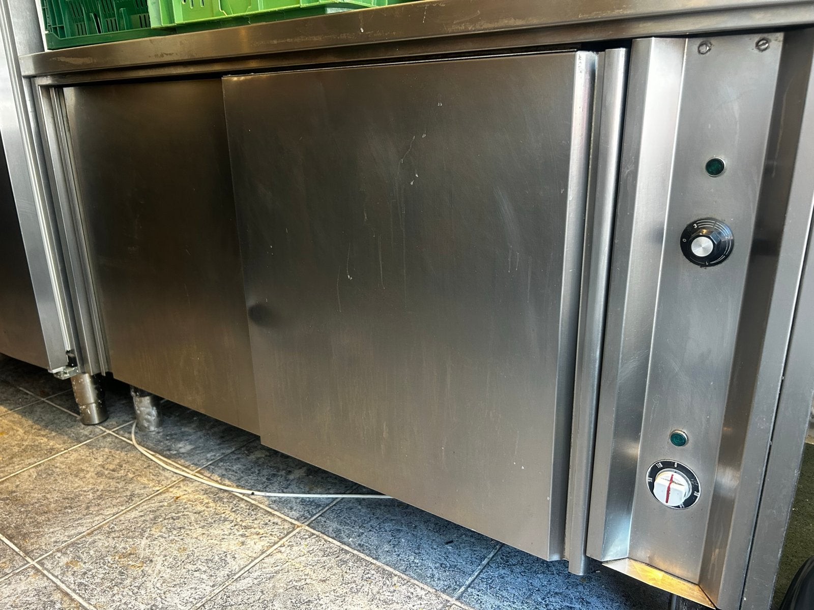 Professionele Warmhoudkast RVS - 140 x 70 cm, Ophalen of Verzenden, Gebruikt