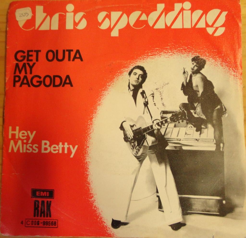 Chris Spedding > Get outa my pagoda, Ophalen of Verzenden, Gebruikt, Pop