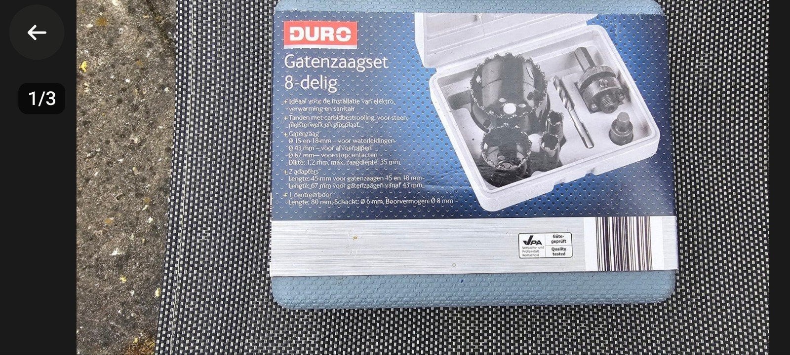 Duro Gatenzaagset 8-delig, Ophalen of Verzenden, Nieuw, Overige typen