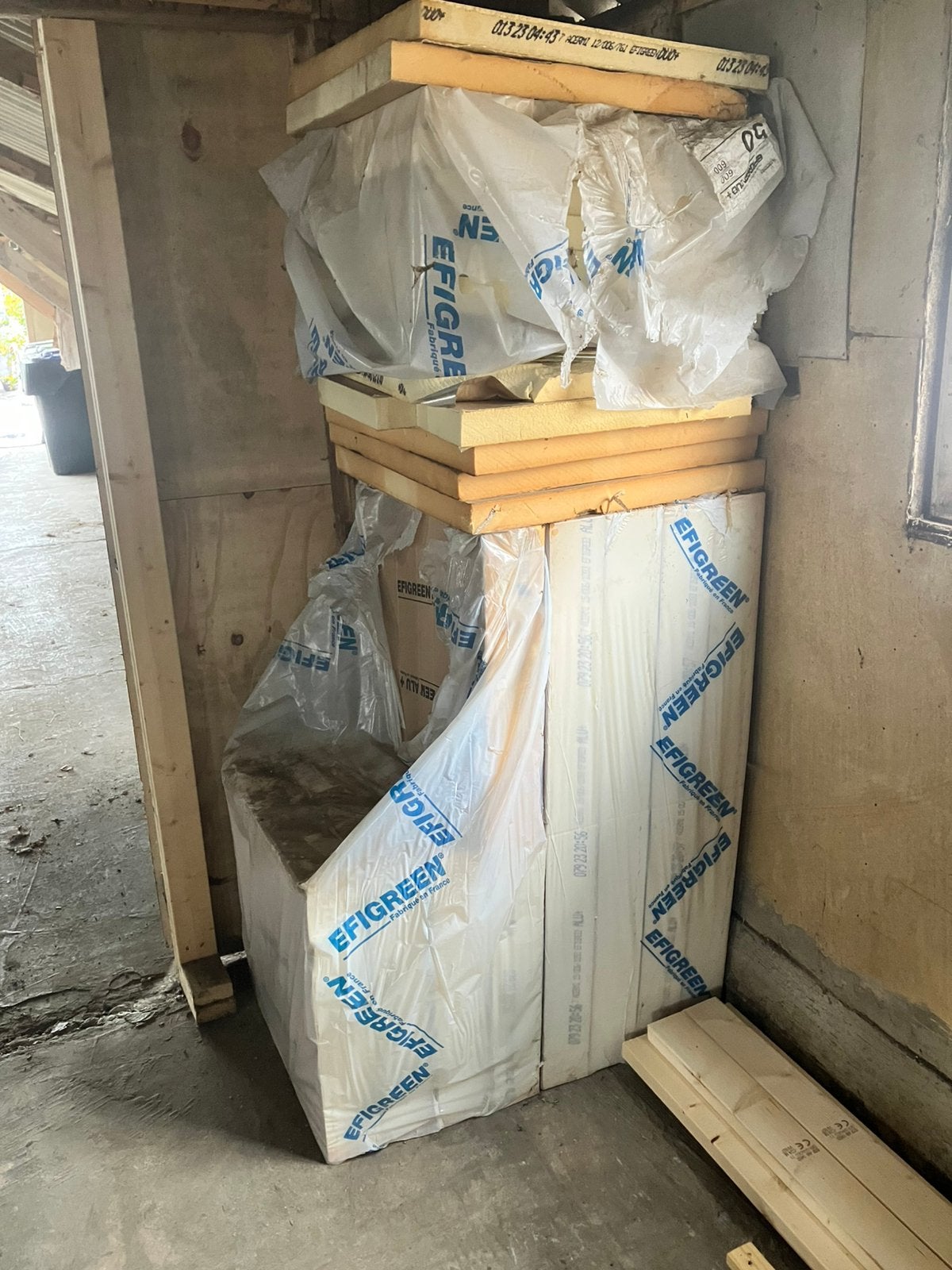 PIR isolatie platen aluminium, Ophalen, Zo goed als nieuw, Hardschuim (Pir), Minder dan 5 m²