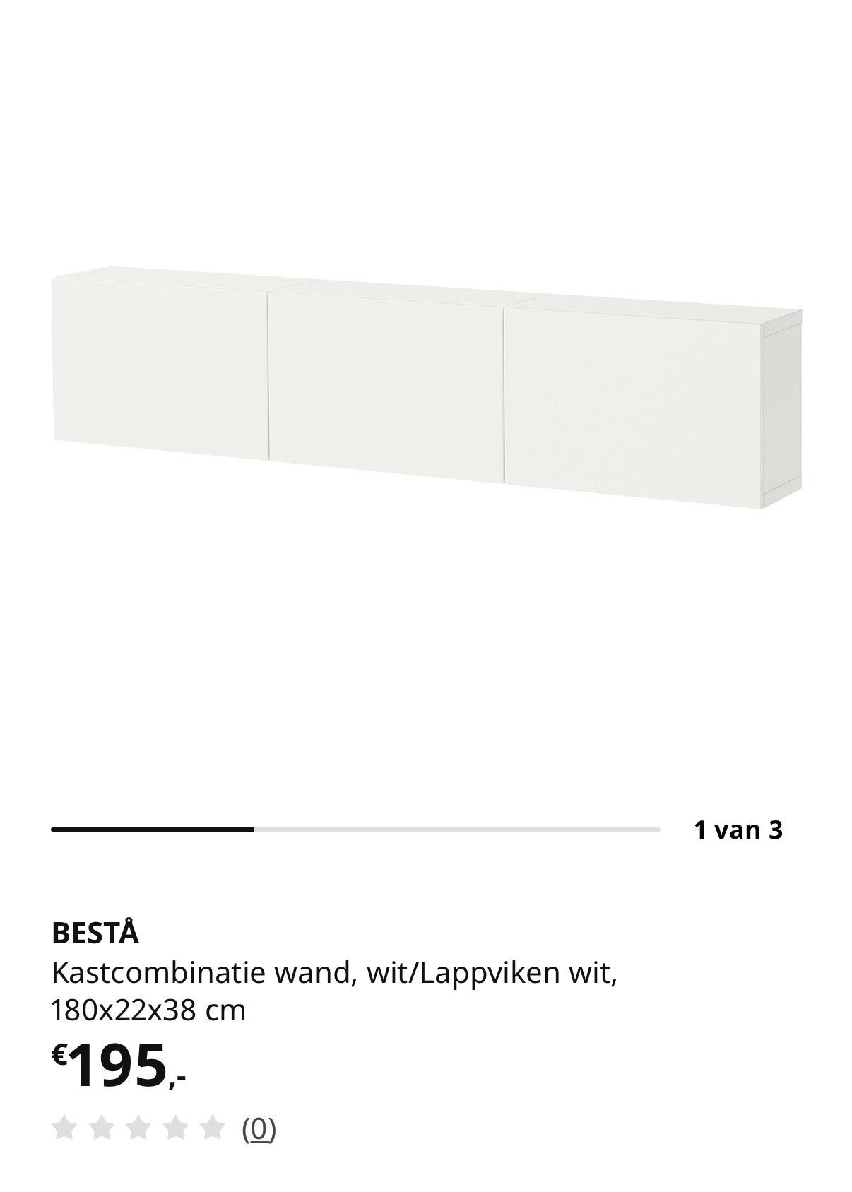 Besta tv meubel ikea (smalle variant), Ophalen, Zo goed als nieuw, 25 tot 50 cm, Minder dan 100 cm