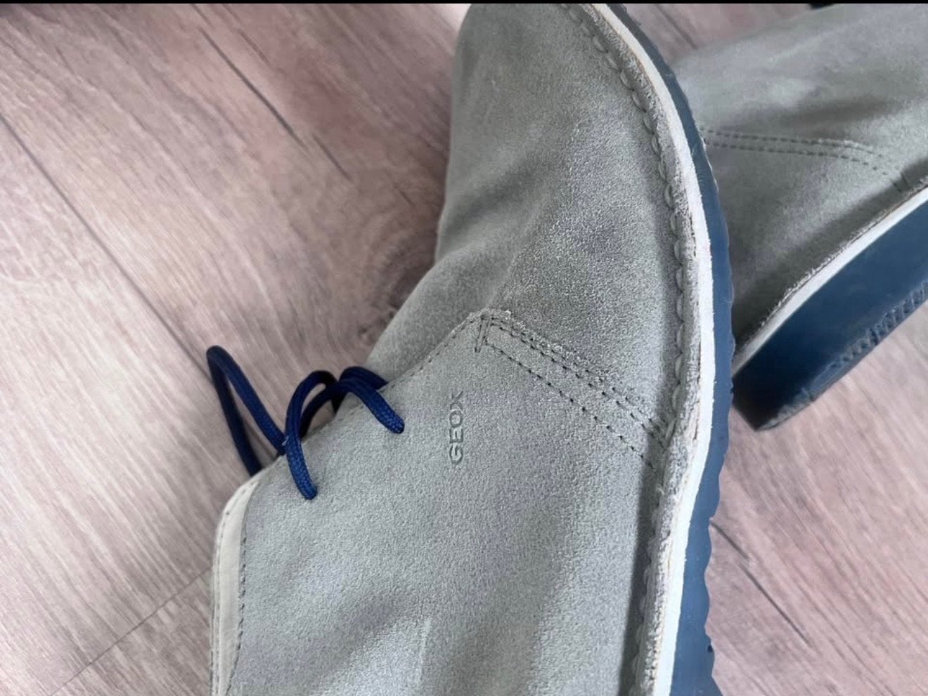 Geox suède veterschoenen maat 42, Ophalen of Verzenden, Gedragen, Overige kleuren, Veterschoenen