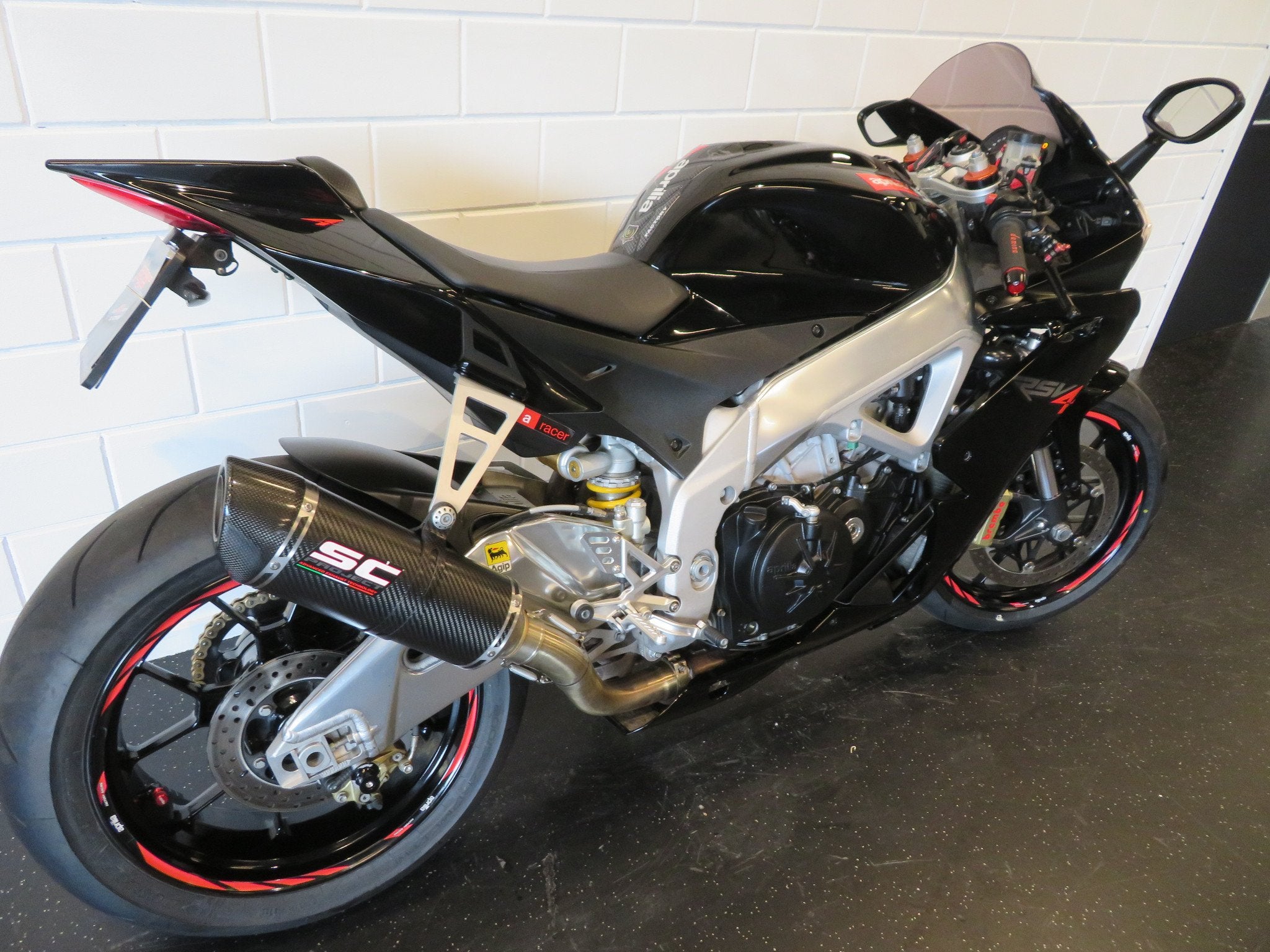 Aprilia RSV 4 RSV4 V4 MILLE SC PROJECT! (bj 2010), Motoren, Bedrijf, Super Sport