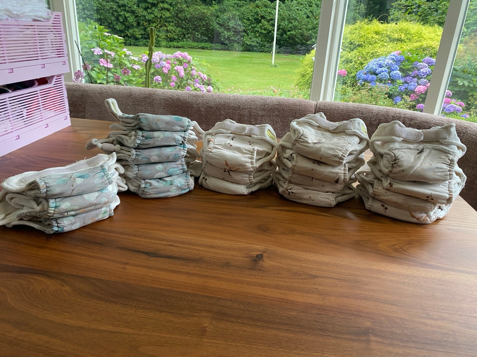 Nappies complete set wasbare luiers, Kinderen en Baby's, Ophalen of Verzenden, Zo goed als nieuw