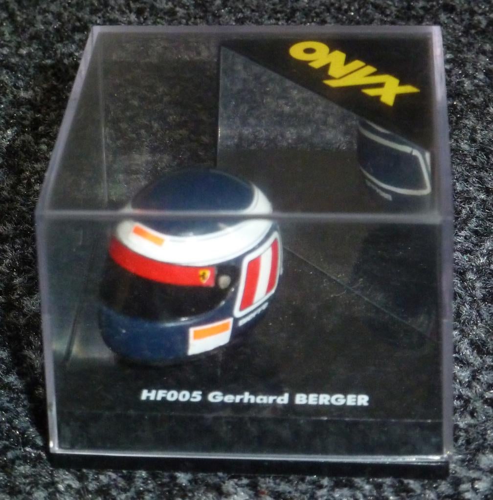 Helmet - Gerhard Berger, Ophalen of Verzenden, Gebruikt, 1:9 t/m 1:12, Overige typen