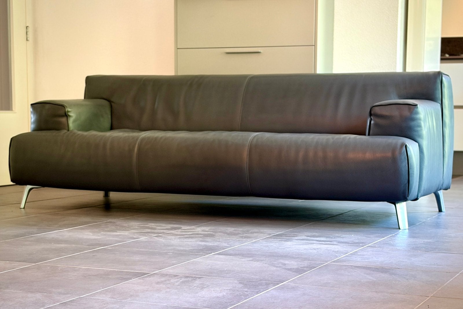 Leolux Oscar 3-persoonszitbank in perfecte conditie., Huis en Inrichting, Banken | Bankstellen, Ophalen, Modern., 150 tot 200 cm