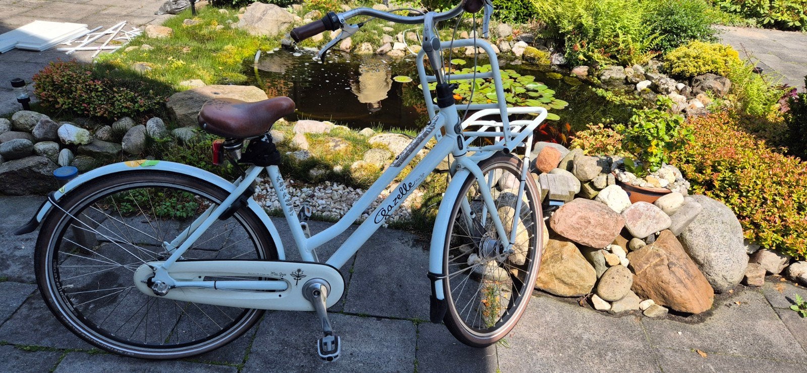 Een mooie nette witte Gazelle Miss Grace fiets 54cm, 53 tot 56 cm, Ophalen of Verzenden, Zo goed als nieuw