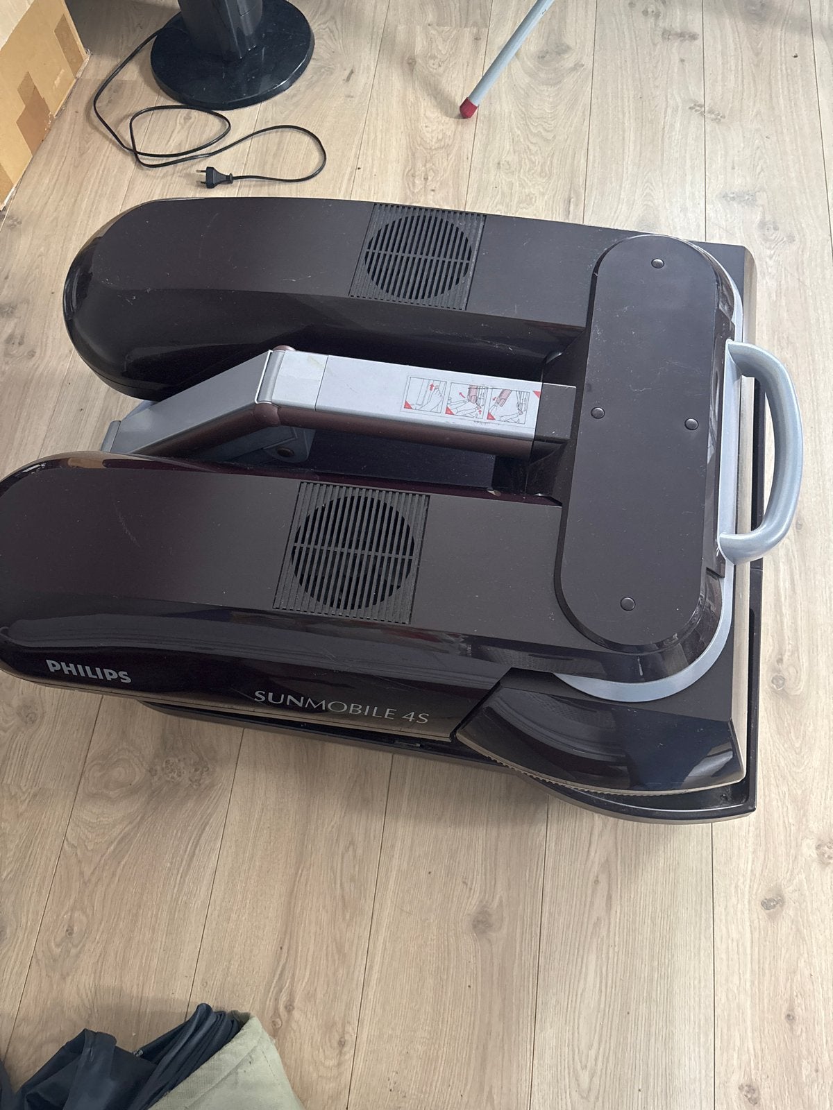 Philips Sunmobile 4S Zonnebank - Inklapbaar en Compact, Ophalen, Gebruikt, Zonnebank enkelzijdig, Minder dan 10 lampen