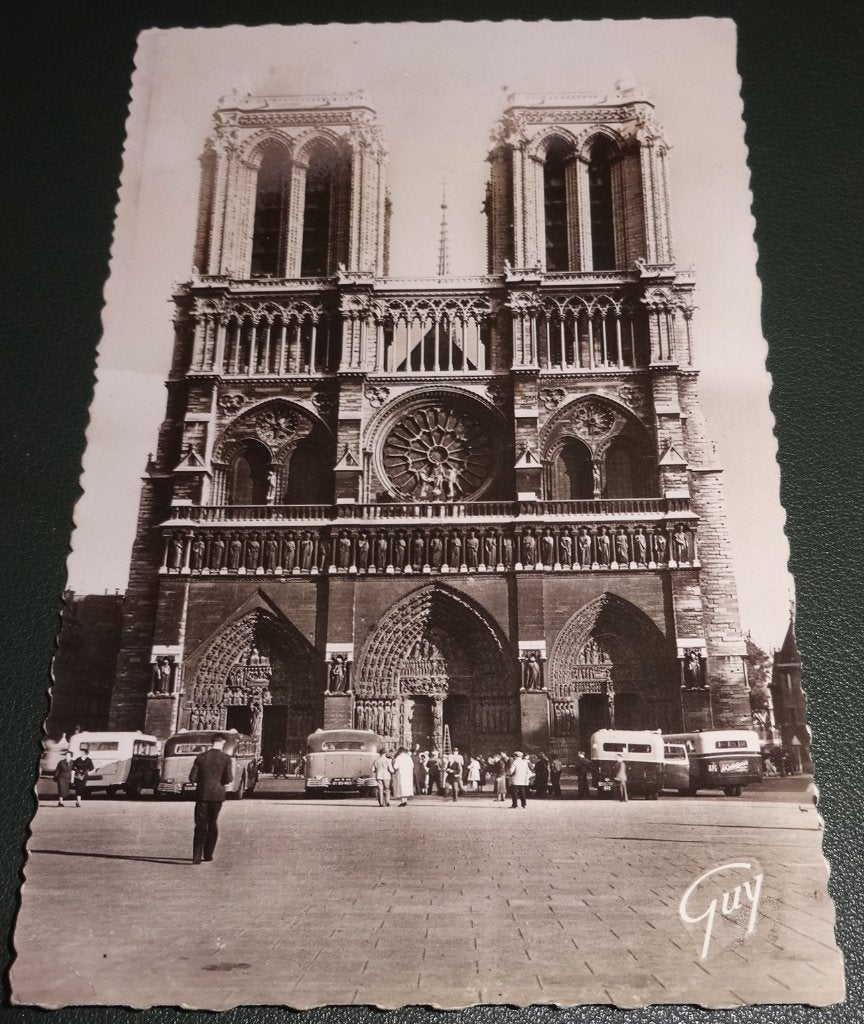 Parijs - Notre Dame - KPa02, Verzamelen, Verzenden, 1940 tot 1960, Gelopen, Frankrijk