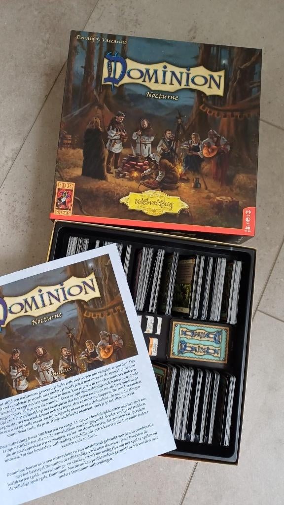kaartspel van 999 games Dominion Nocturne 999 games, Vijf spelers of meer, Ophalen of Verzenden, Nieuw, 99 games