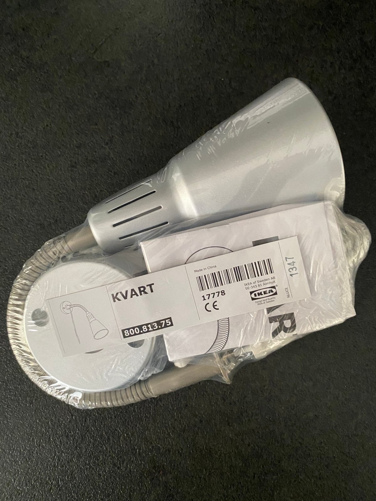 IKEA KVART spotlight - Nieuw in verpakking!, Huis en Inrichting, Geschikt voor wandmontage, Nieuw, Ophalen of Verzenden, Metaal