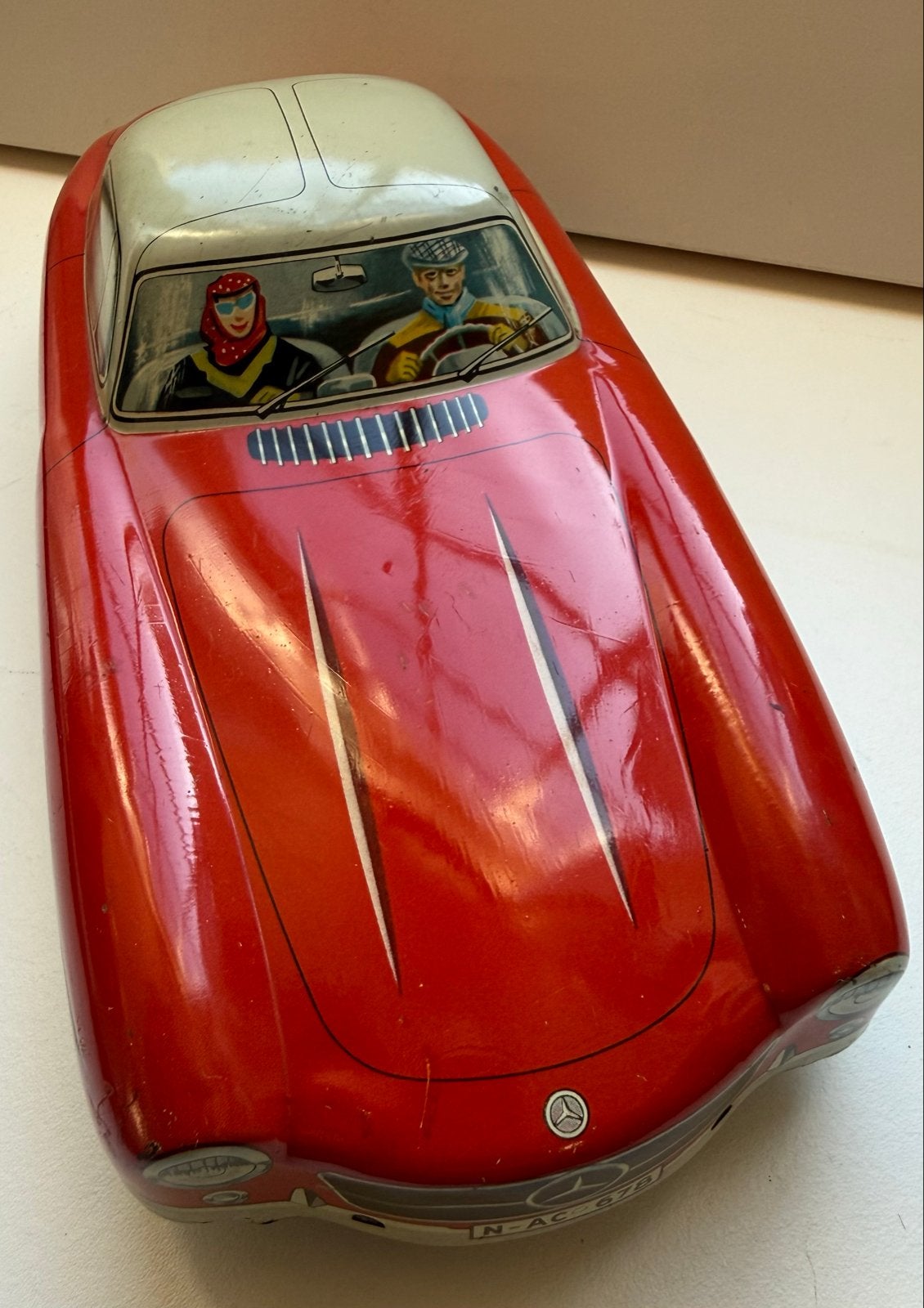 Arnold Mercedes 300 SL modelauto 1955-1960, Antiek en Kunst, Ophalen of Verzenden