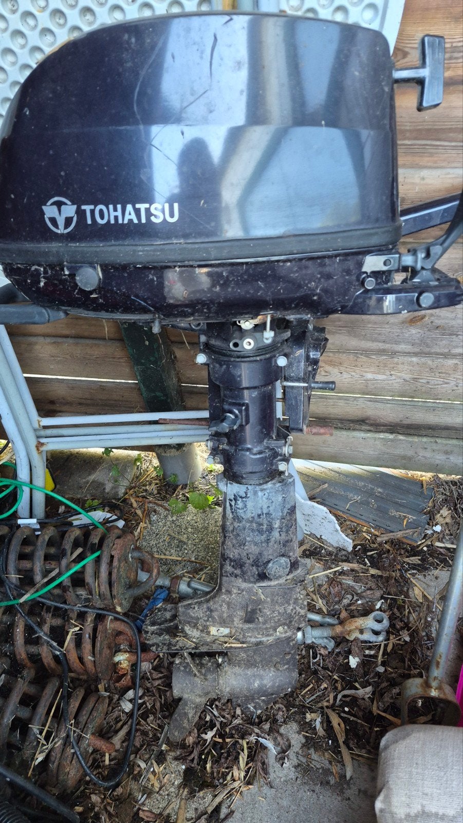 tohatsu 5 pk buitenboordmotor, Ophalen, 5 tot 10 pk, Zo goed als nieuw, Buitenboordmotor