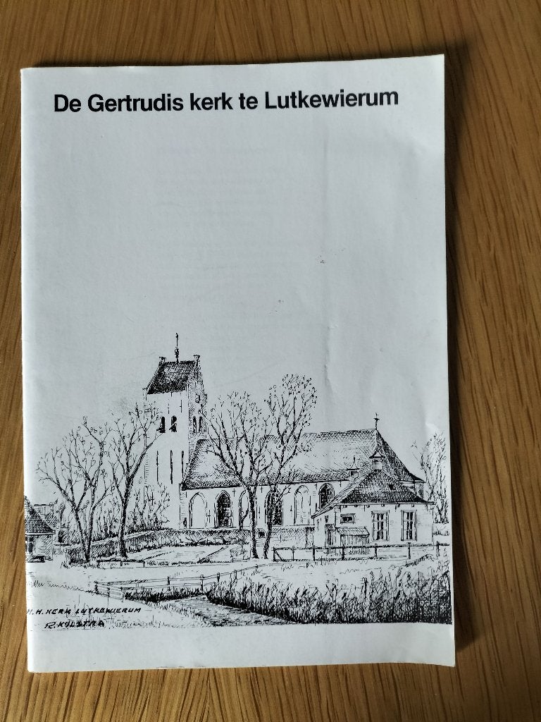 De Gertrudis kerk te Lutkewierum, Ophalen of Verzenden, 20e eeuw of later, Gelezen, U. Zwaga