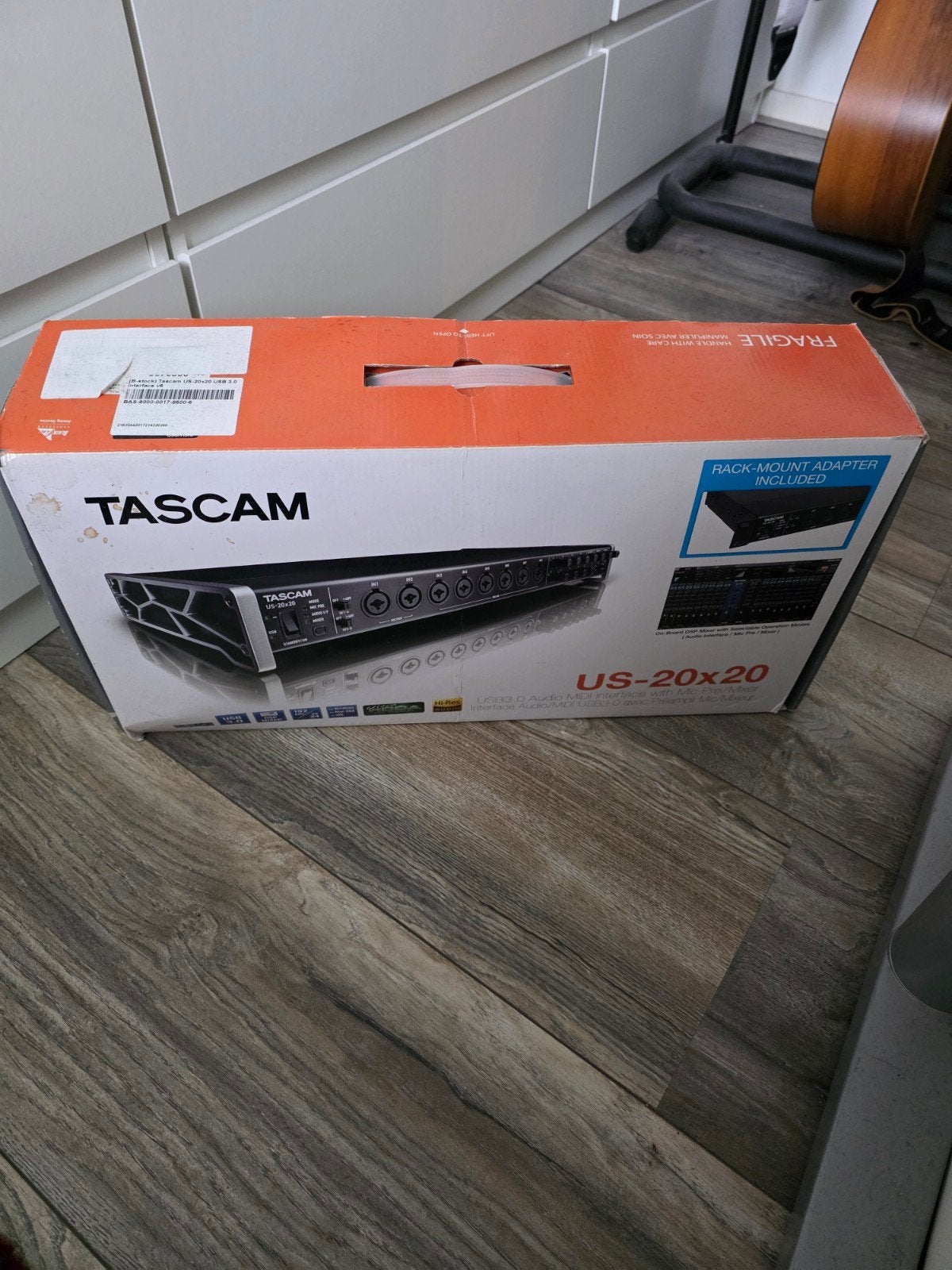 Tascam US-20x20 USB Audio/MIDI Interface, Muziek en Instrumenten, Ophalen of Verzenden, Zo goed als nieuw