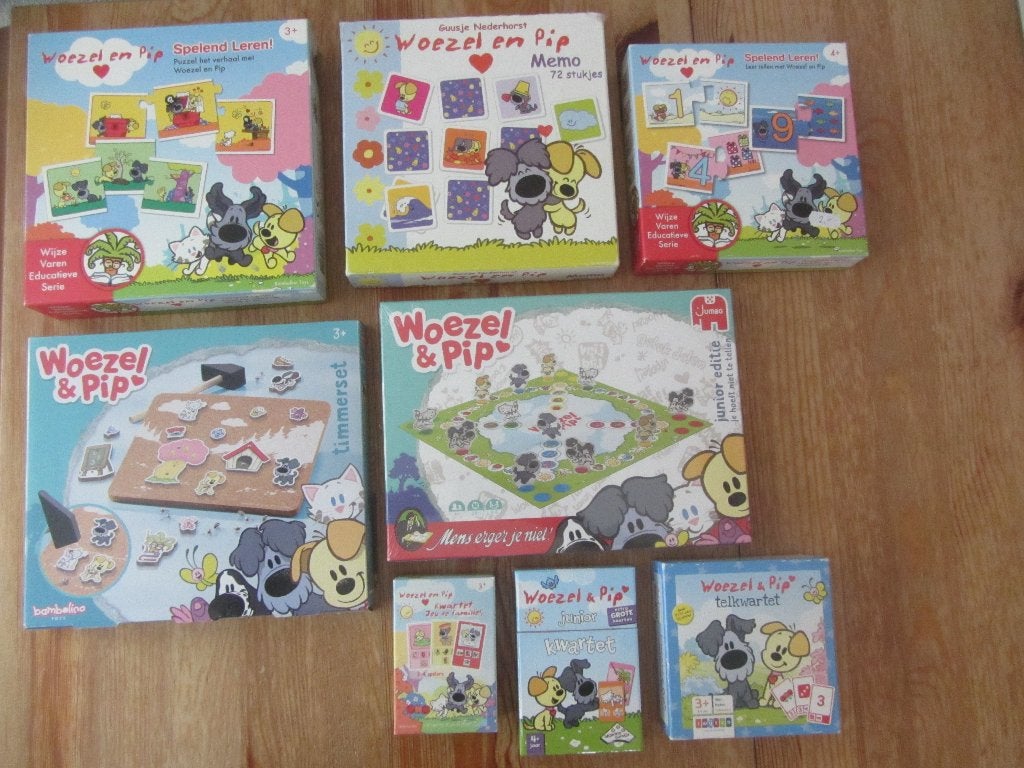 Woezel en Pip spelletjes, Ophalen of Verzenden, Zo goed als nieuw