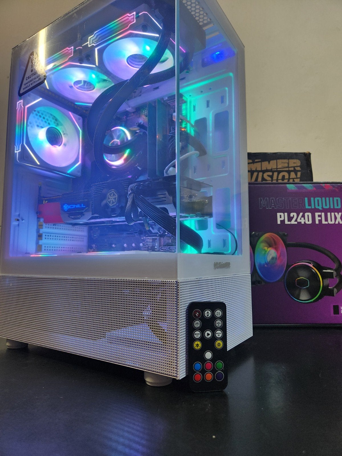 Watergekoelde W11 Game PC i7 8700 | GTX 1080 8GB | 16GB DDR4, Ophalen, Zo goed als nieuw, SSD, 1 TB