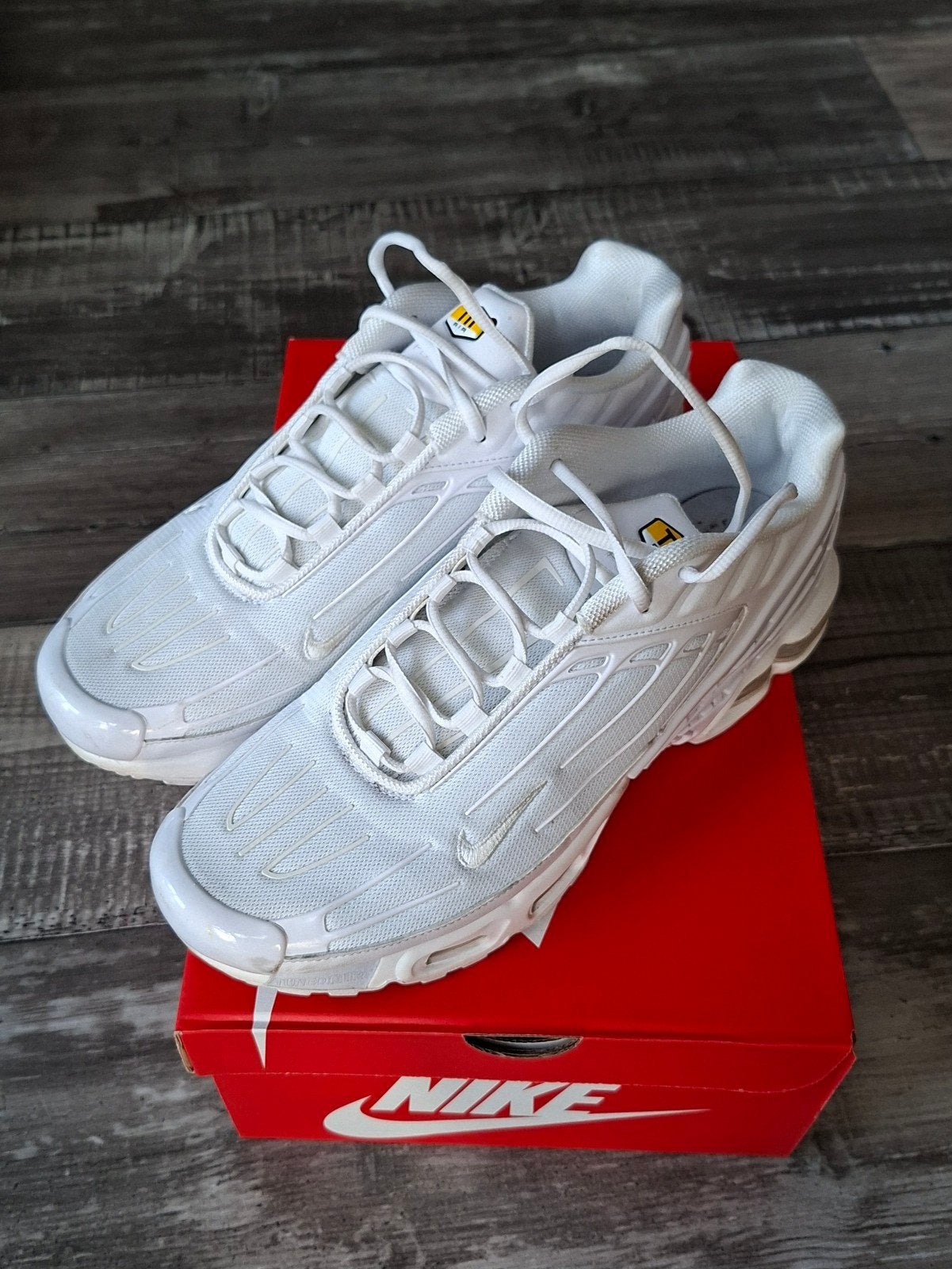 Nike Air Max Plus 3 maat 47 heren, Wit, Nike, Ophalen of Verzenden, Sneakers of Gympen