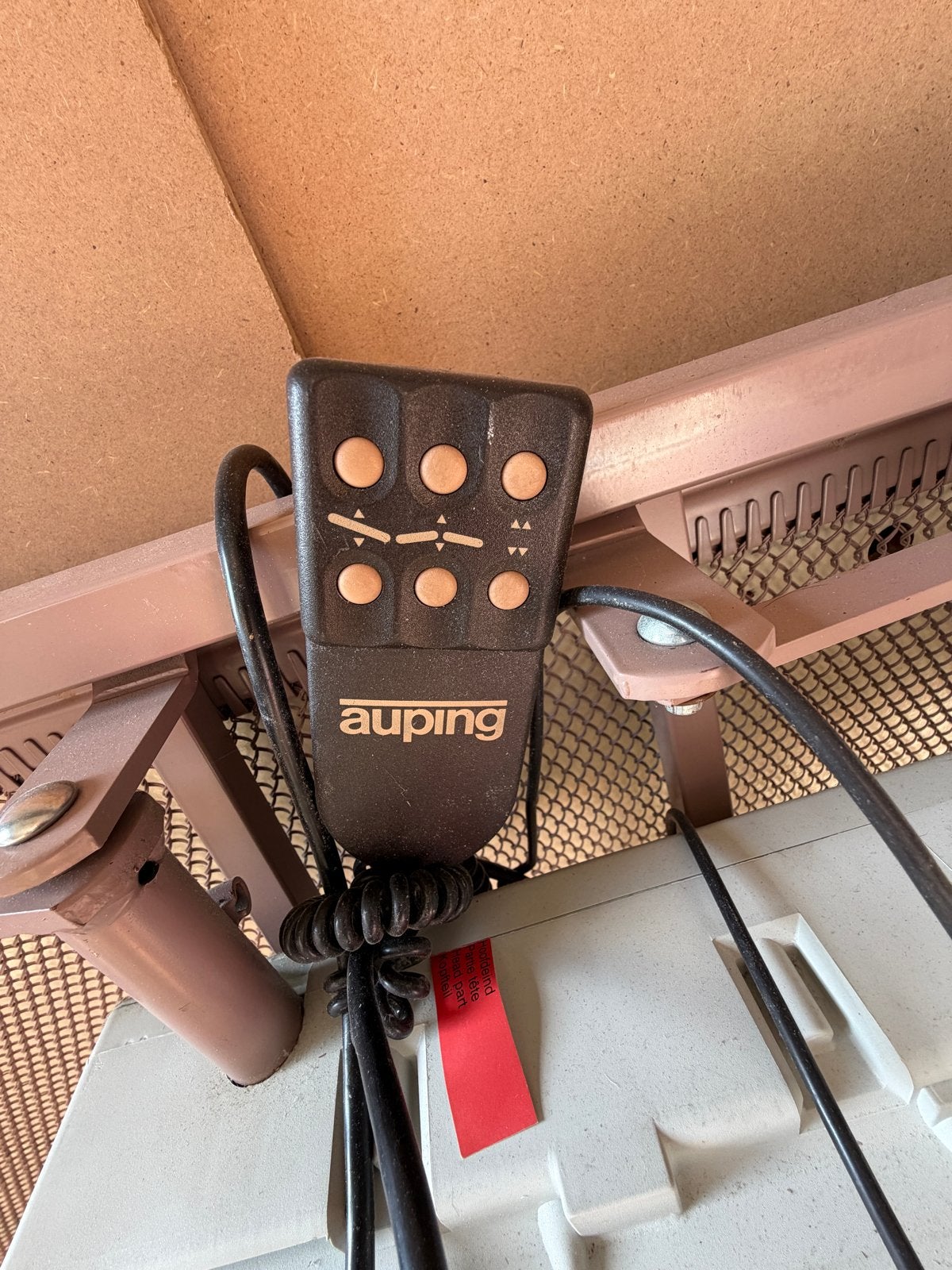 Auping bedbodem met afstandsbediening, Ophalen, Gebruikt, 90 cm, Eenpersoons