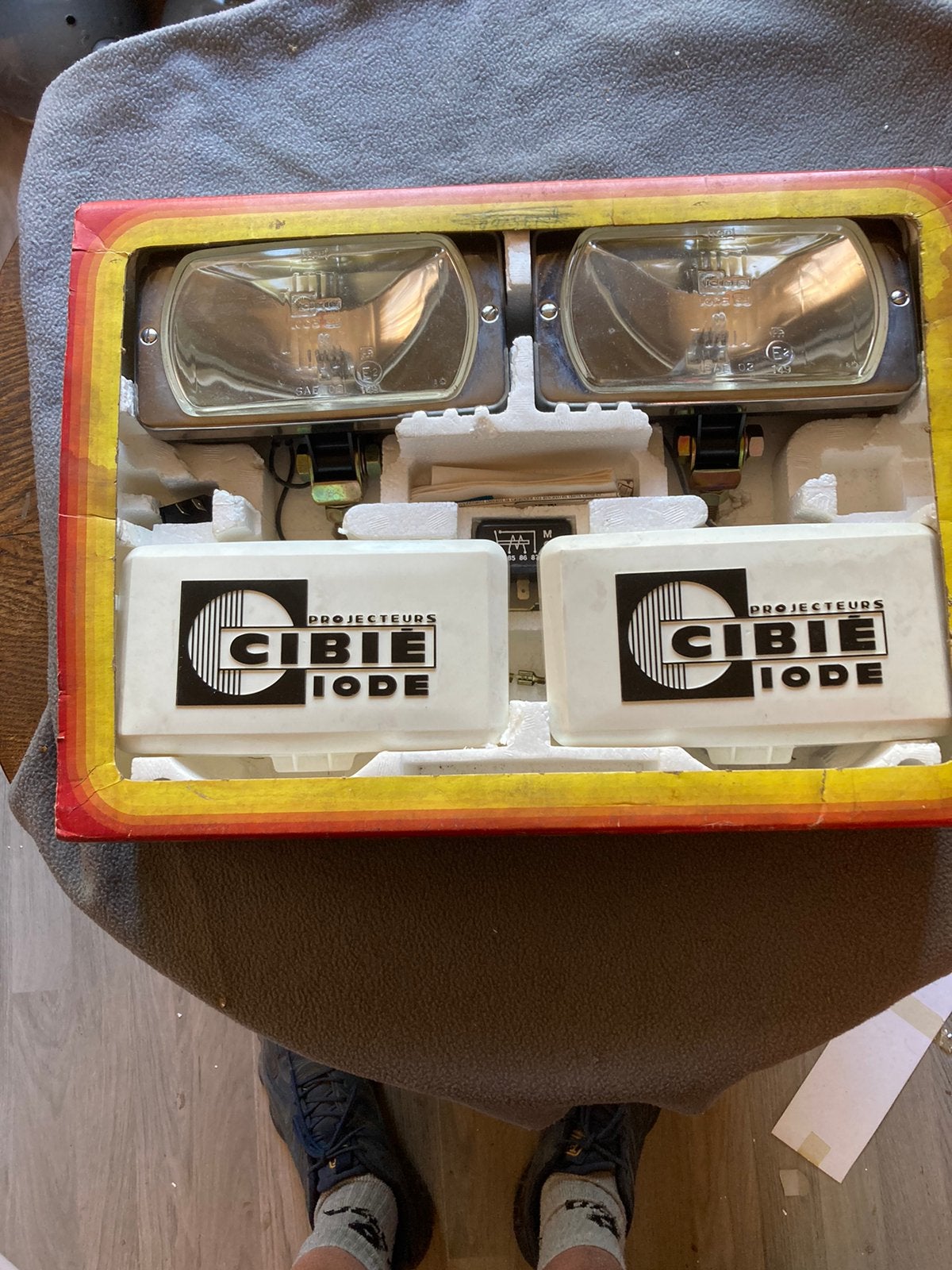 Oldtimer 1 set Cibie verstralers met covers 185, Auto-onderdelen, Verlichting, Ophalen of Verzenden, Nieuw