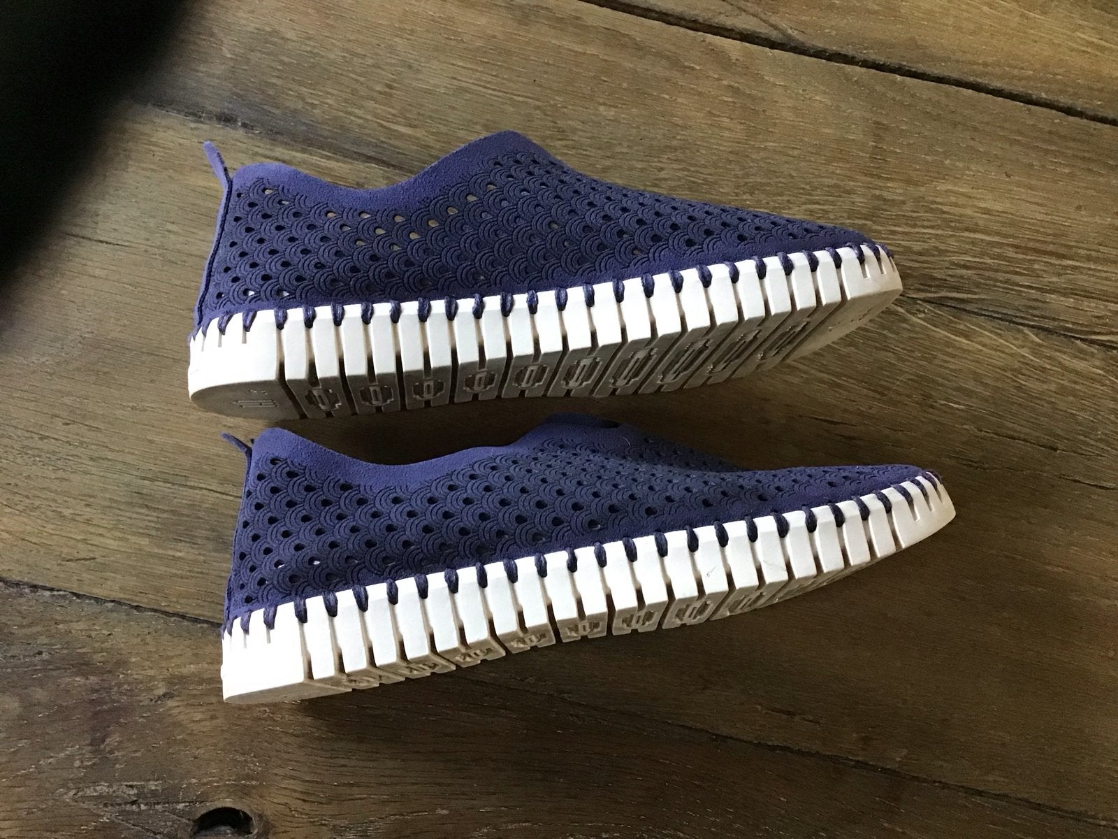 Ilse Jacobsen instappers - Zo goed als nieuw, Blauw, Instappers, Ophalen of Verzenden, Zo goed als nieuw