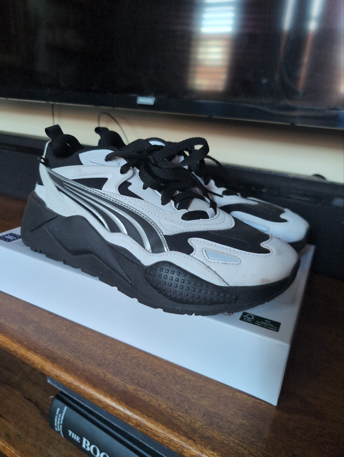 Puma RS-X sneakers zwart/wit, Kleding | Heren, Schoenen, Puma, Zwart, Ophalen of Verzenden, Zo goed als nieuw