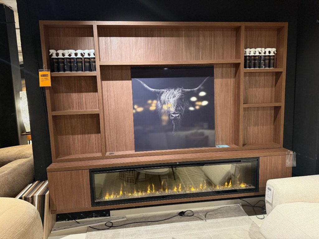 openhaard, tv meubel, cinewall, elektrische sfeerhaard., Ophalen, Nieuw, Inzethaard, Elektrische haard