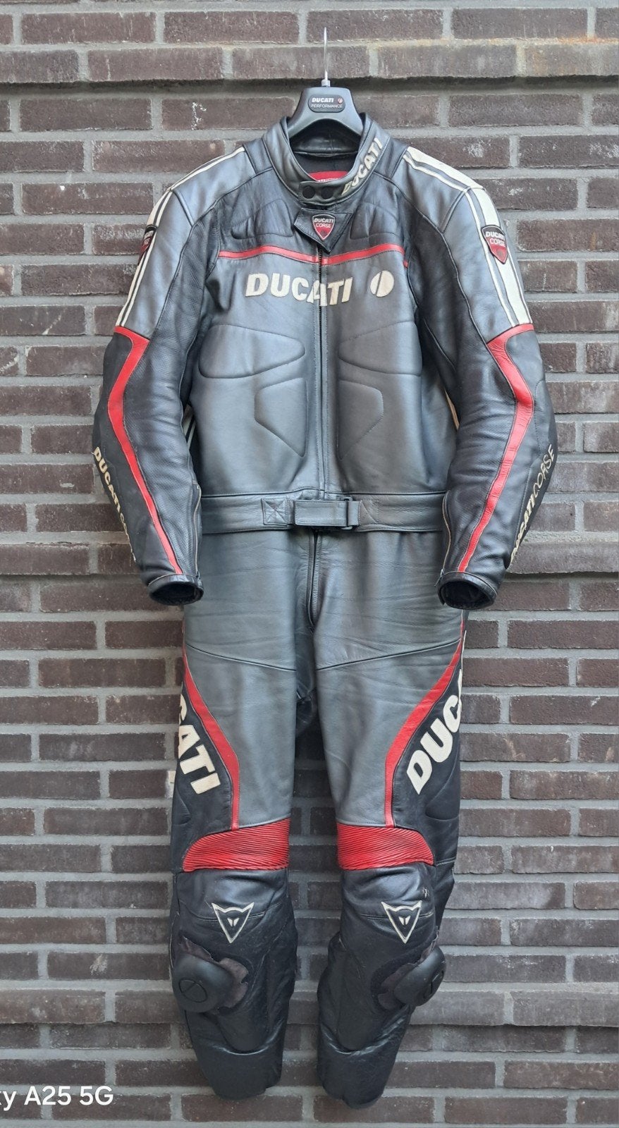 Ducati Corse Lederen Motorpak - Maat 56, Ophalen, Ducati, Tweedehands, Heren