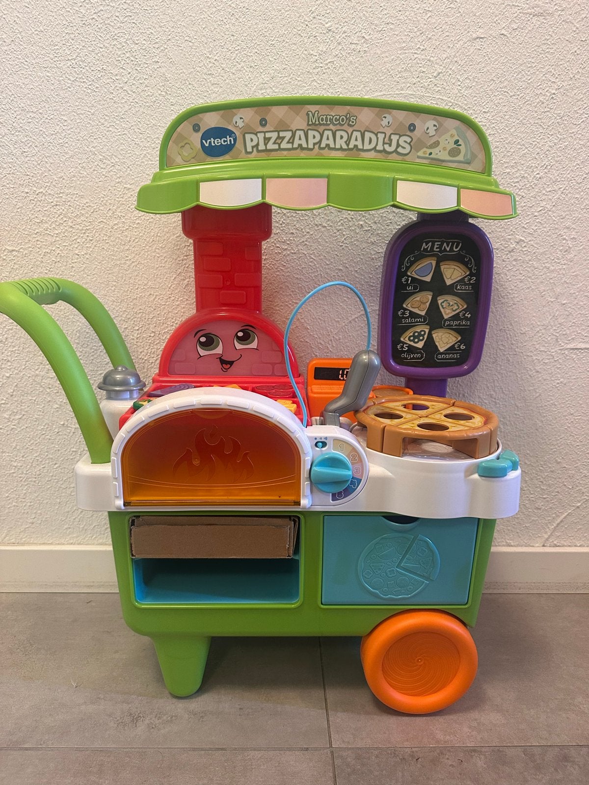 VTech Marco's Pizzaparadijs Speelgoed Pizza Oven Kar, Kinderen en Baby's, Ophalen, Gebruikt, Jongen of Meisje