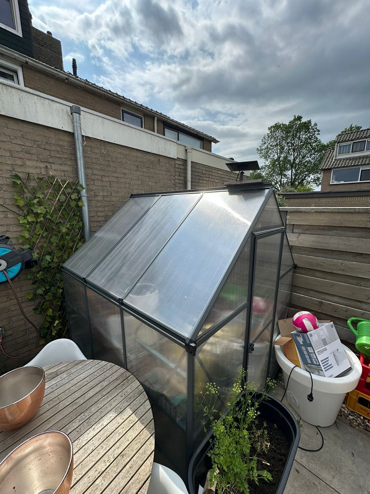 Kweekkas 2x2m - Ideaal voor uw tuin, Tuin en Terras, Ophalen, Kweekkas, Aluminium, Polycarbonaat