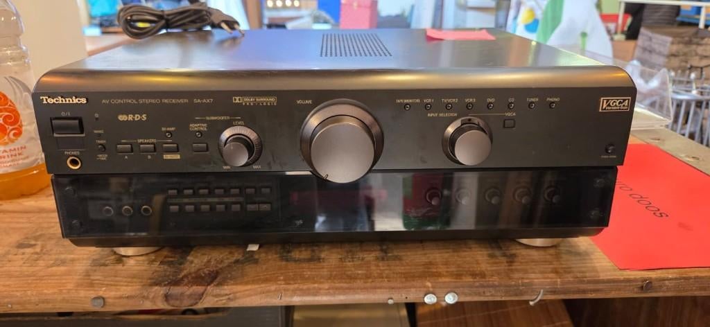 Technics SA-AX7 AV Control Stereo Receiver (High-End), 120 watt of meer, Ophalen, Overige merken, Gebruikt