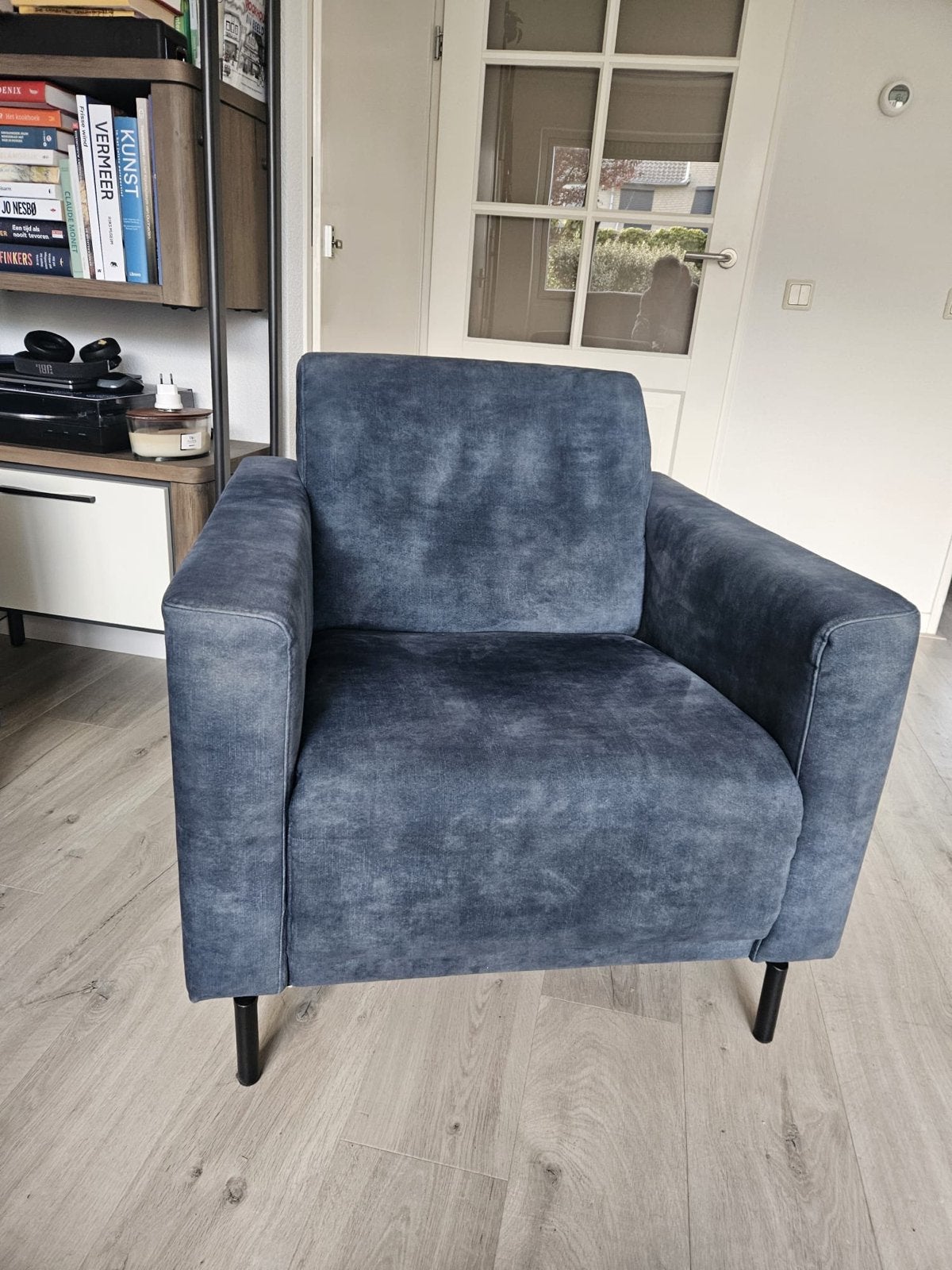 Pronto Wonen fauteuil, Ophalen, Zo goed als nieuw, Stof, 75 tot 100 cm