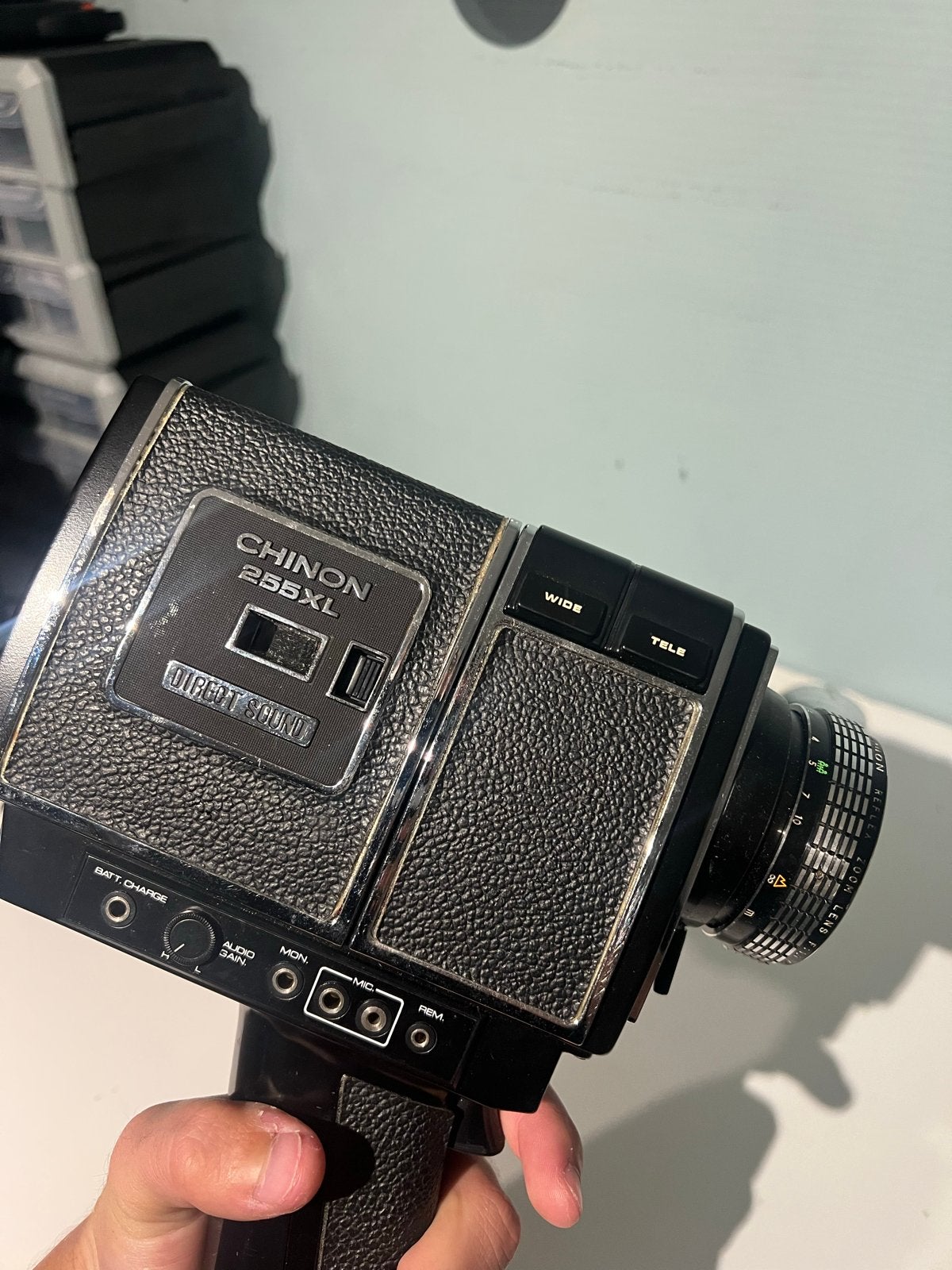 Chinon 255XL Super 8 Camera - Vintage Filmcamera, Ophalen of Verzenden, 8mm, Camera