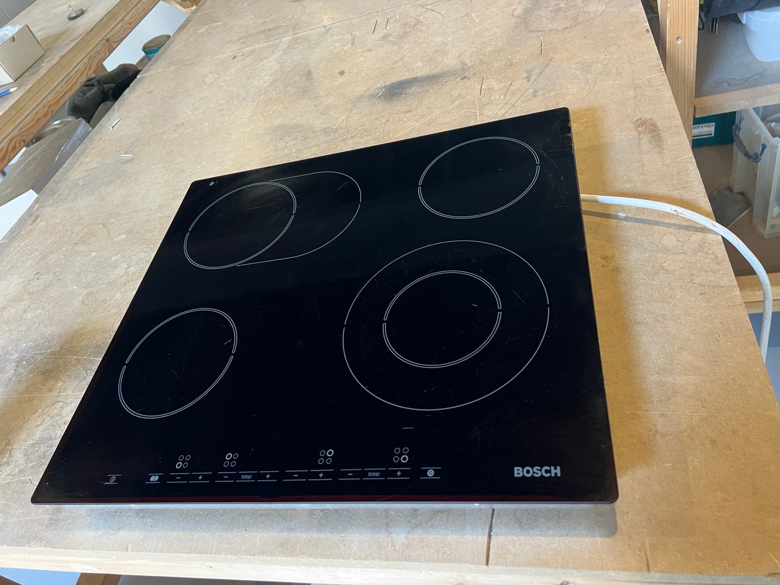 Bosch PKN601E Keramische Kookplaat - Inbouw, Bosch, Gebruikt, Keramisch, Inbouw