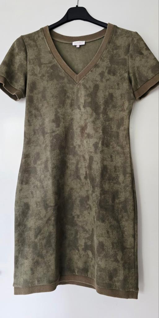 Jurkje merk Ambika, mt S, Kleding | Dames, Jurken, Zo goed als nieuw, Maat 36 (S), Groen, Boven de knie, Ophalen of Verzenden