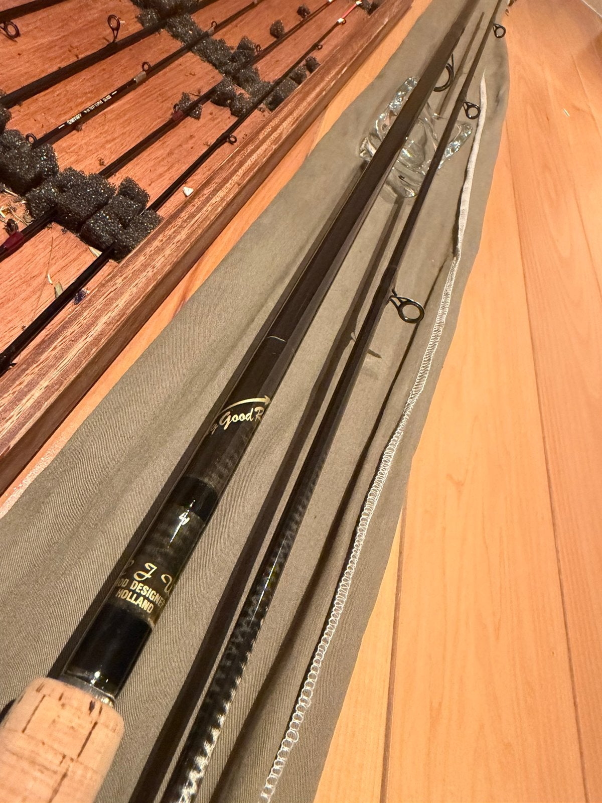 Cjw Spod hengel 410 cm met vijf topjes medium heavy, Ophalen, Zo goed als nieuw, Werphengel