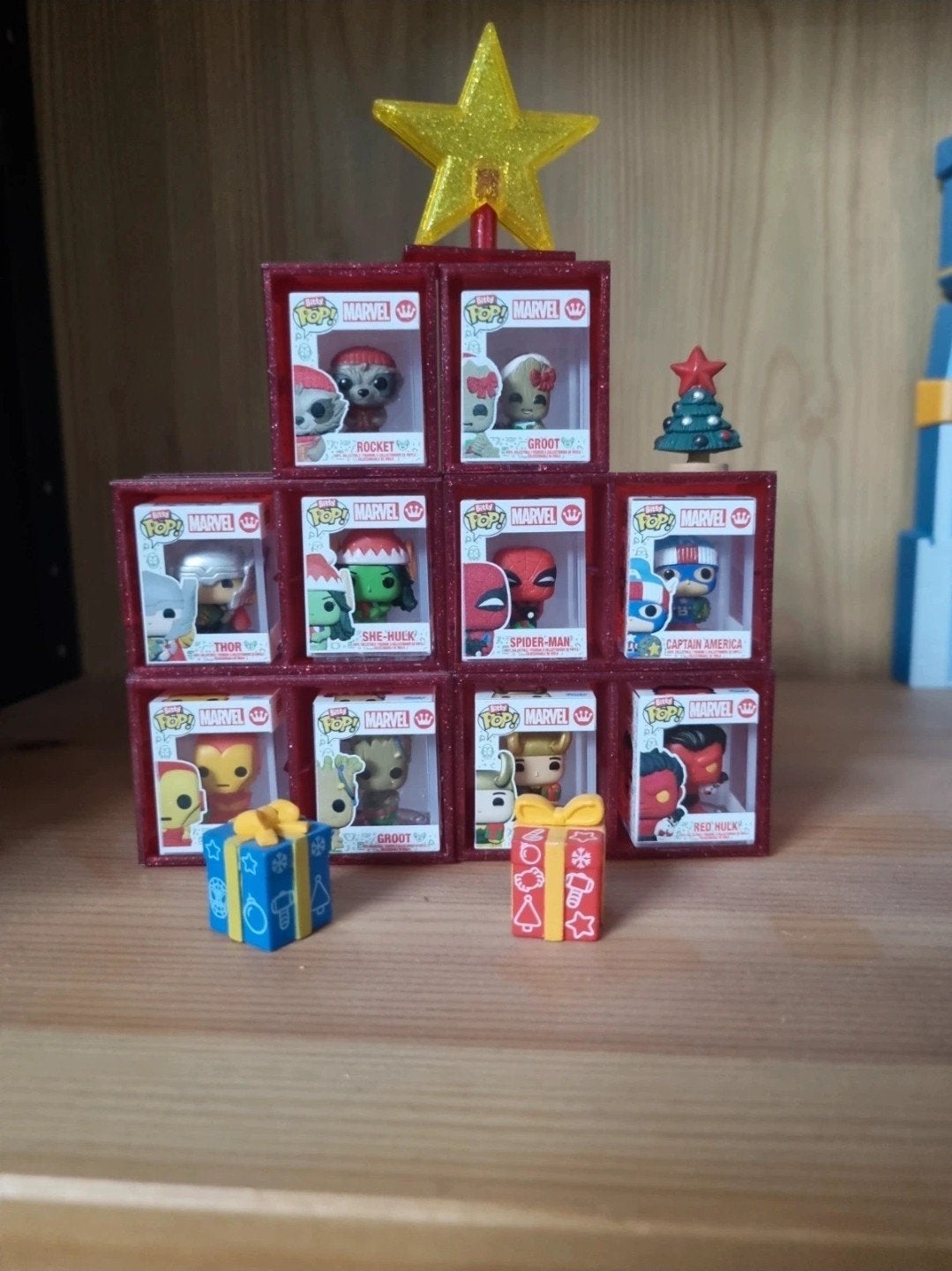 funko bitty pop marvel kerst, Ophalen of Verzenden, Zo goed als nieuw