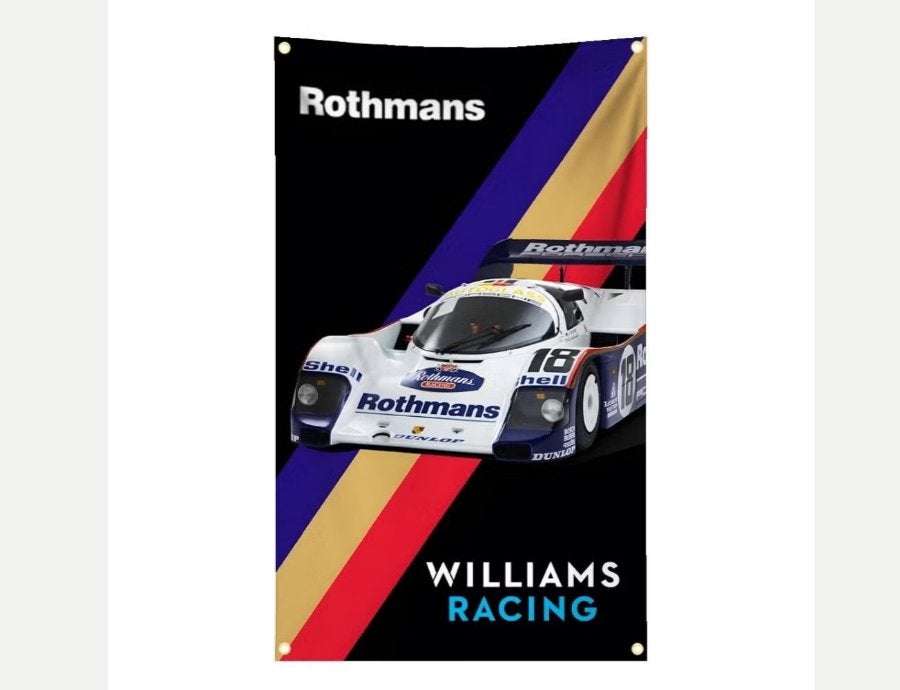 Grote vlaggen Williams Renault (150x90cm), Ophalen of Verzenden, Nieuw