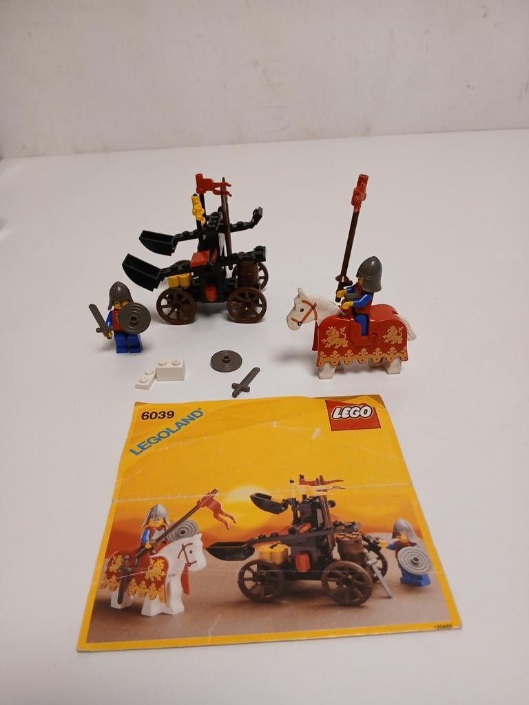 Lego 6039 ridder lego met manual, Ophalen of Verzenden