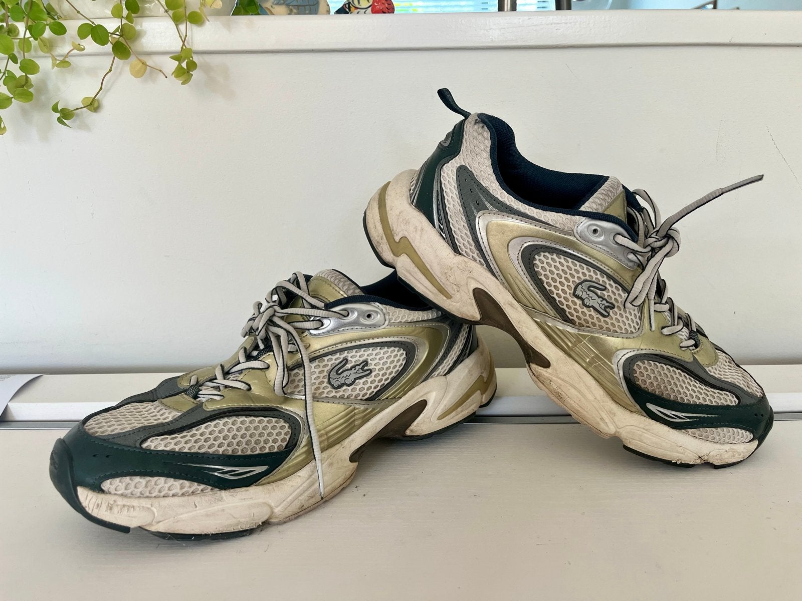 Lacoste Storm 96 2K Sneakers - Maat 43, Ophalen of Verzenden, Zo goed als nieuw, Overige kleuren, Sneakers of Gympen