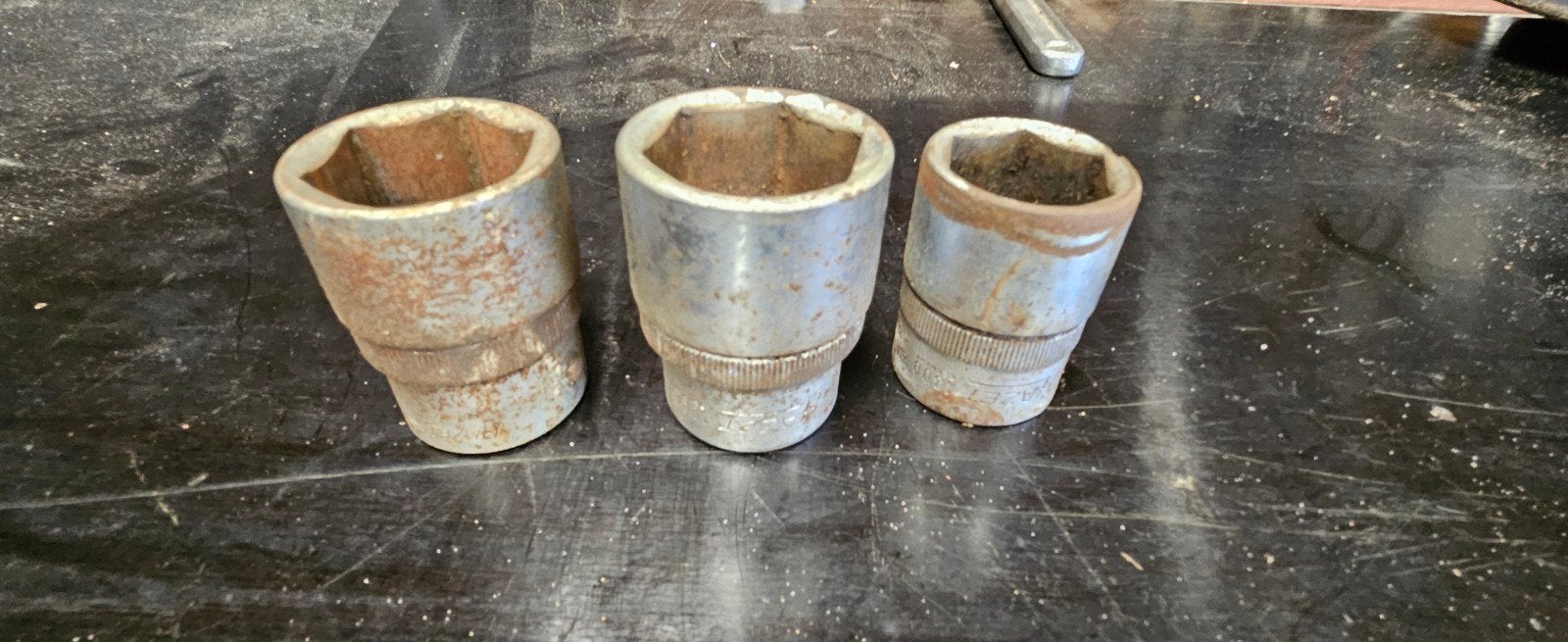 Hazet Doppen 27, 30, 32 mm - Gebruikt, Ophalen of Verzenden, Gebruikt, Sleutel/ratel, Overige merken