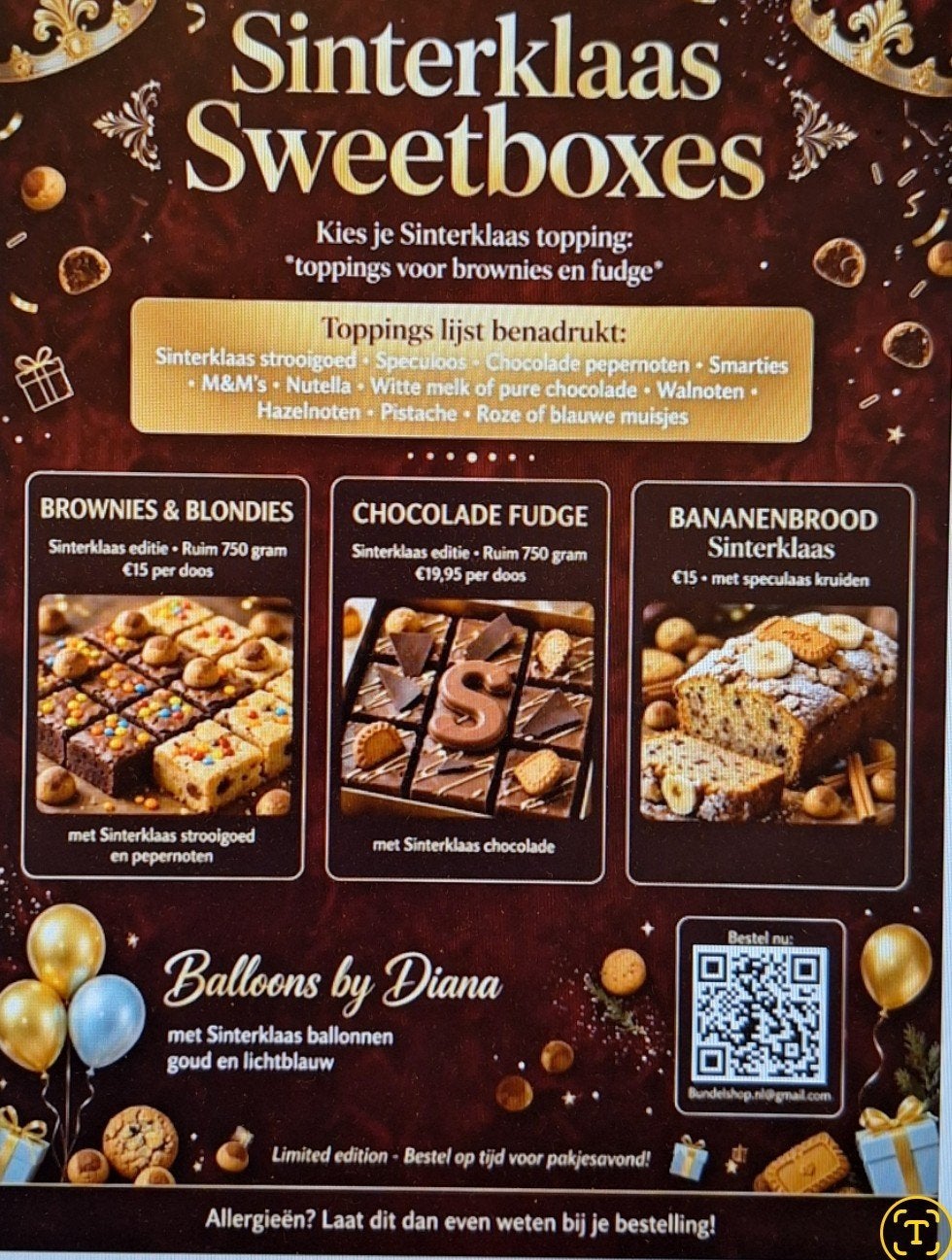 Super lekkere homemade sweetboxen, Ophalen of Verzenden