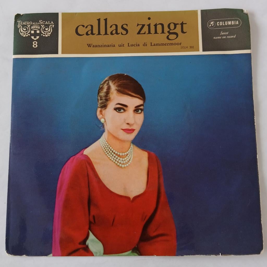 MariaCallas Callas zingt Waanzinaria uit Lucia di Lammermoor, Cd's en Dvd's, Ophalen of Verzenden, Gebruikt, Klassiek, Single