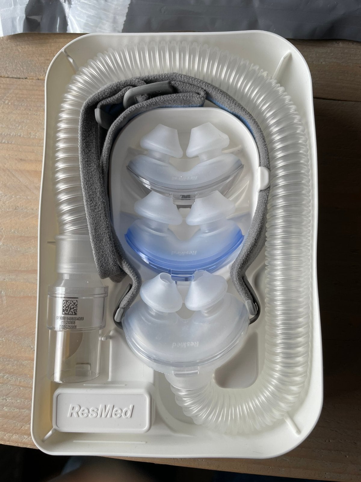 ResMed Airfit P10 neusdoppen, Ophalen of Verzenden, Zo goed als nieuw