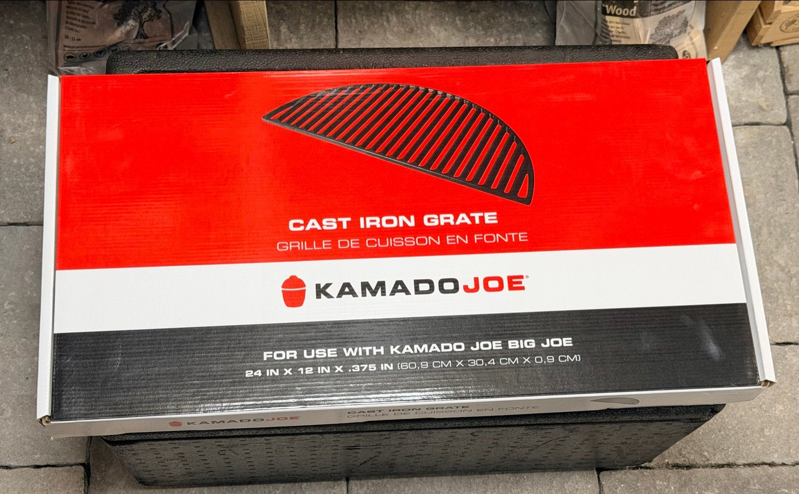 Kamado Joe Big Joe 1/2 maan gietijzeren rooster, Ophalen of Verzenden, Nieuw