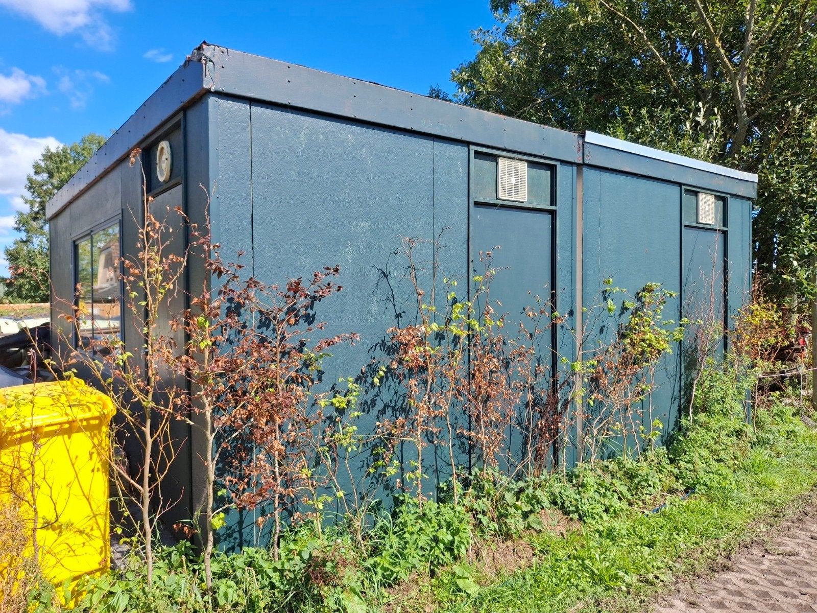 opslag/kantoor unit 6x6 meter te koop, Ophalen