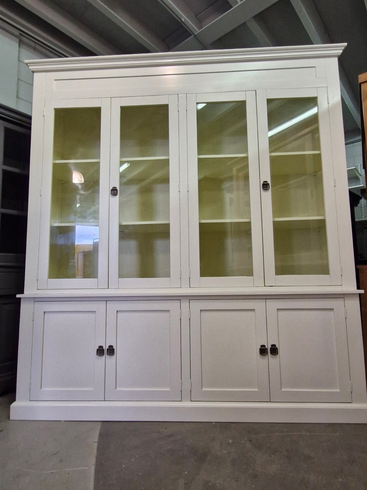 Mooie 2-delige buffetkast - 221x200x42,5cm, Ophalen, 200 cm of meer, 200 cm of meer, 25 tot 50 cm